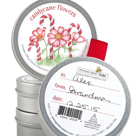 NWT >> Kids Garden Sprinkle Ornament (Candy Cane Flowers) - Picture 2 of 3